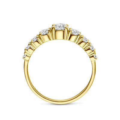 ring lab grown diamant 1.04ct f vs