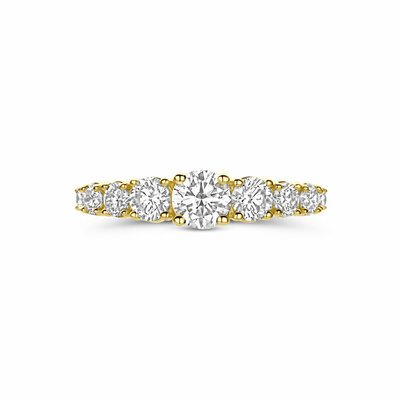 ring lab grown diamant 1.04ct f vs