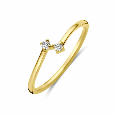 ring diamant 0.05ct h si