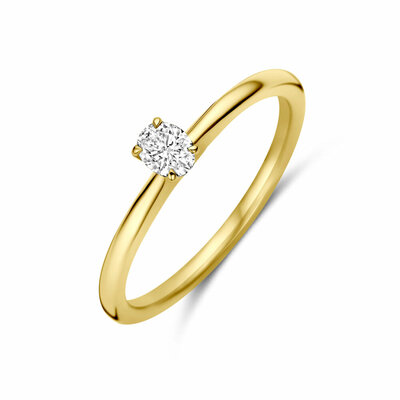 ring diamant 0.21ct h si