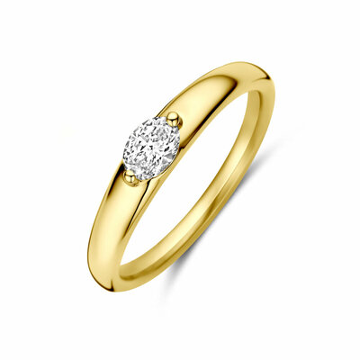 ring diamant 0.32ct h si
