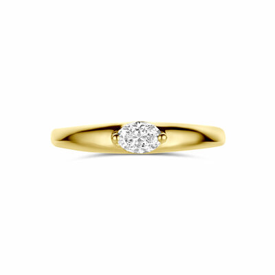 ring diamant 0.32ct h si