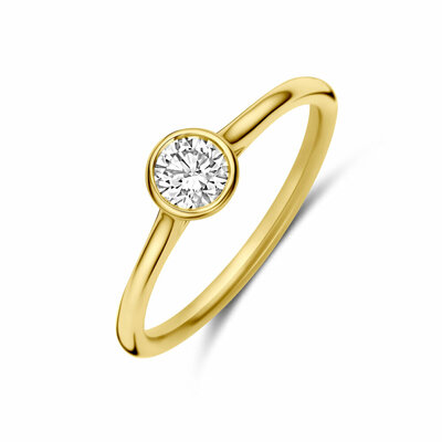 ring diamant 0.40ct h si