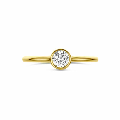 ring diamant 0.40ct h si