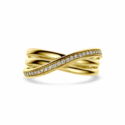 ring diamant 0.16ct h si