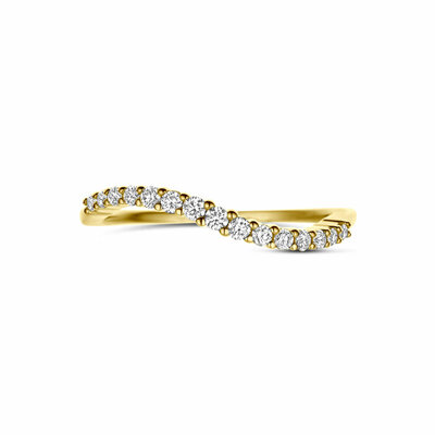 ring diamant 0.21ct h si