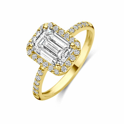 ring lab grown diamant 2.32ct f vs