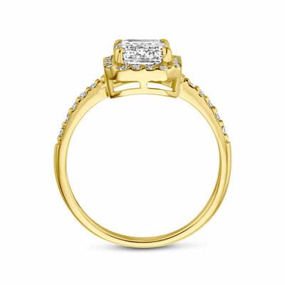 ring lab grown diamant 2.32ct f vs