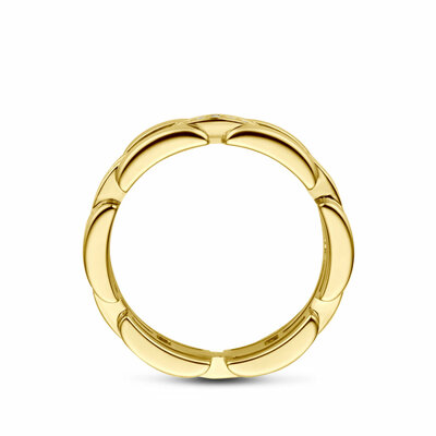 ring schakel diamant 0.09ct h si