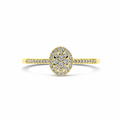 ring diamant 0.18ct h si
