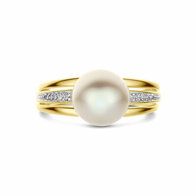 ring parel en diamant 0.05ct h si