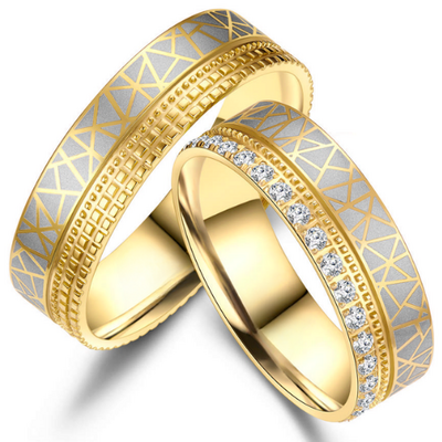 Stalen Ringen Bicolor