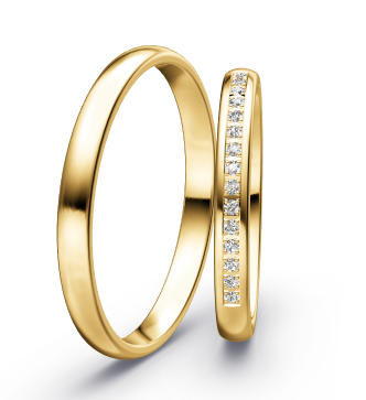 Klassieke Ringen Geelgoud glanzend