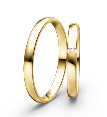 Klassieke Ringen Geelgoud glanzend
