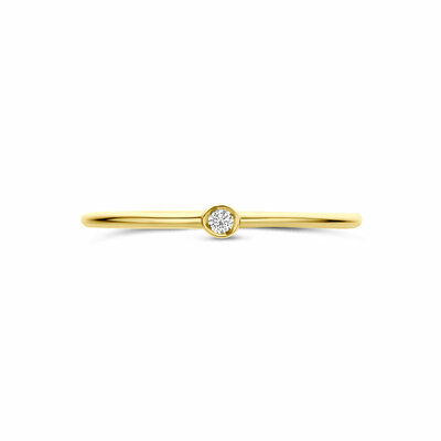 ring diamant 0.022ct h si