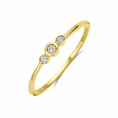 ring diamant 0.06ct h si