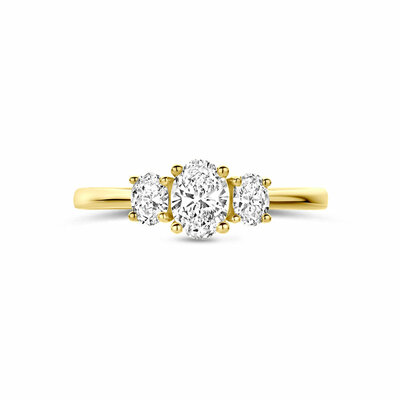 ring lab grown diamant 0.80ct f vs