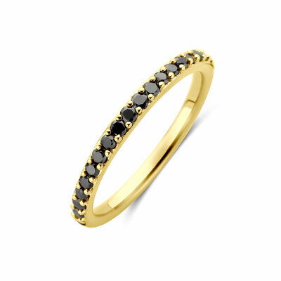 ring zwart diamant 0.31ct a a