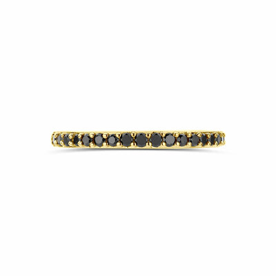 ring zwart diamant 0.31ct a a