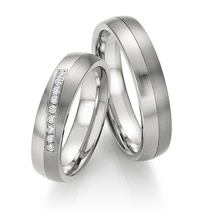 Trouwringen Staal/ Titanium