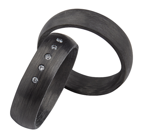 Trouwringen carbon