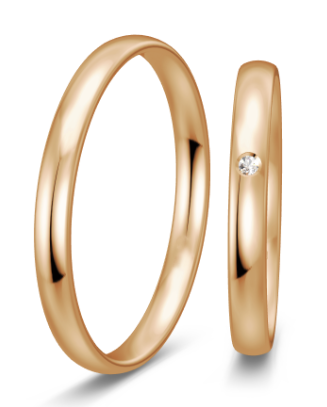 Rose gouden trouwringen