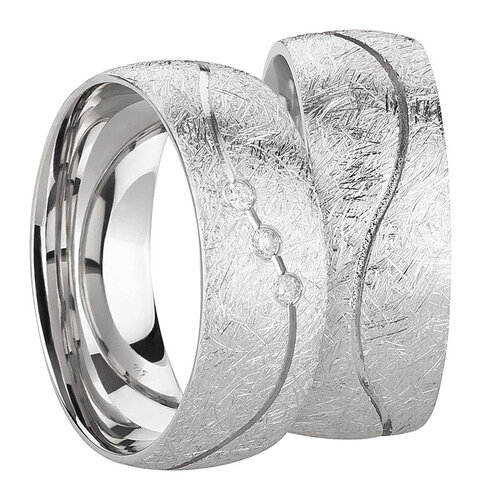 Zilveren ringen met Diamant