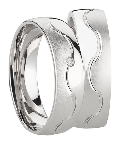 Zilveren ringen met Diamant
