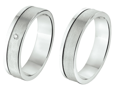 Zilveren ringen met Diamant