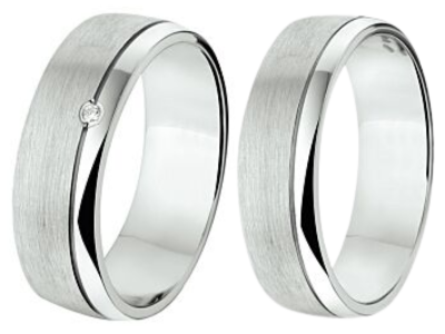 Zilveren ringen met Diamant