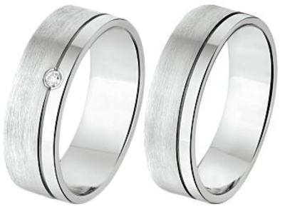 Zilveren ringen met Diamant