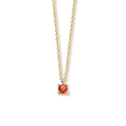 Collier met geboortesteen 40 - 42 - 44 cm