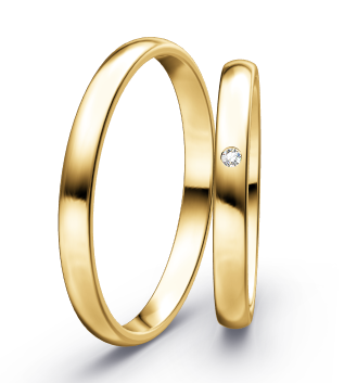 Klassieke Ringen Geelgoud glanzend